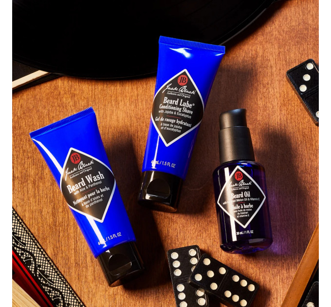 Чоловічий шампунь для бороди Jack Black Beard Wash з алое вера і пантенолом 88 мл