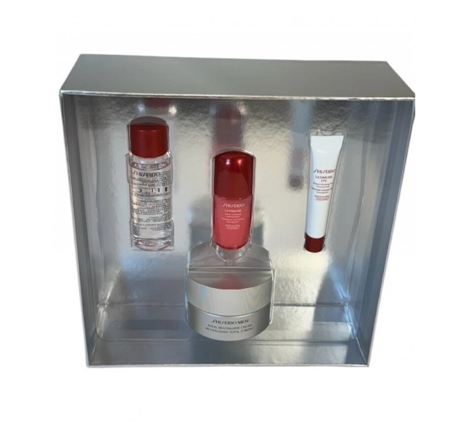 Подарунковий набір для догляду за шкірою обличчя для чоловіків Shiseido Men Ginza Tokyo 4 предмети