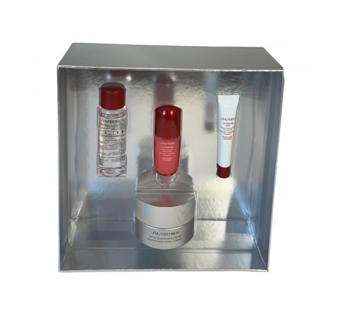 Подарунковий набір для догляду за шкірою обличчя для чоловіків Shiseido Men Ginza Tokyo 4 предмети