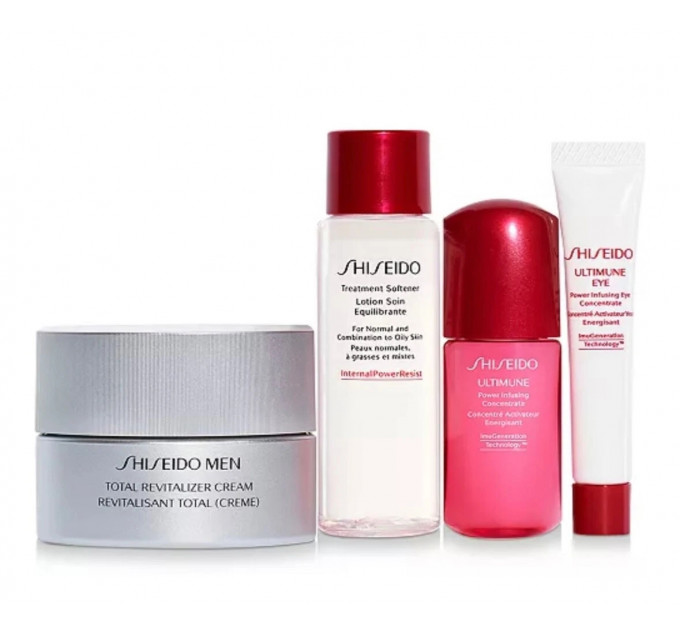 Подарунковий набір для догляду за шкірою обличчя для чоловіків Shiseido Men Ginza Tokyo 4 предмети