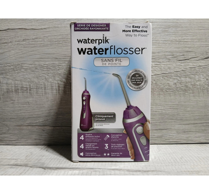 Портативний іригатор для порожнини рота Waterpik WP-585 Орхідея (фіолетовий)