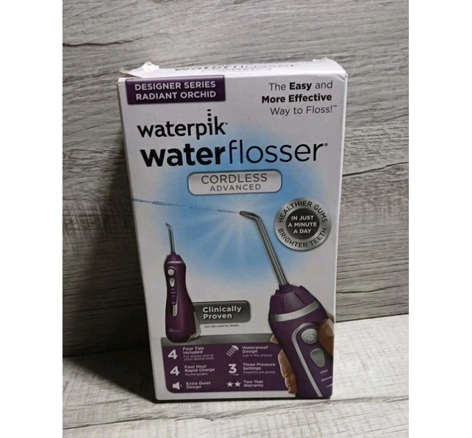 Портативний іригатор для порожнини рота Waterpik WP-585 Орхідея (фіолетовий)