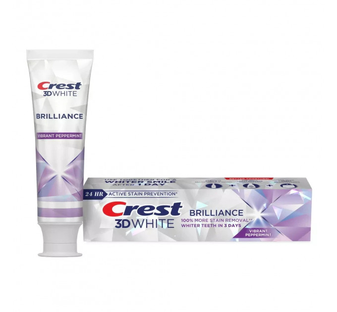 Відбілювальна зубна паста Crest 3D White Brilliance із фтором 68 г 