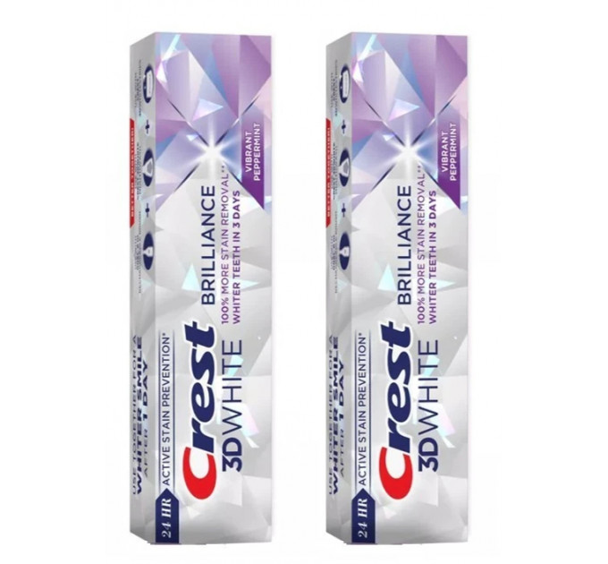 Відбілювальна зубна паста Crest 3D White Brilliance із фтором 68 г 