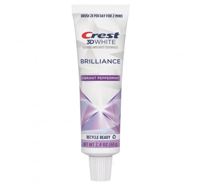 Відбілювальна зубна паста Crest 3D White Brilliance із фтором 68 г 