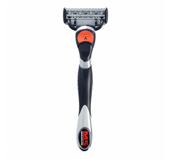 Станок для гоління Personna M5 Magnum з п'ятьма лезами та 3 змінними касетами Made in USA