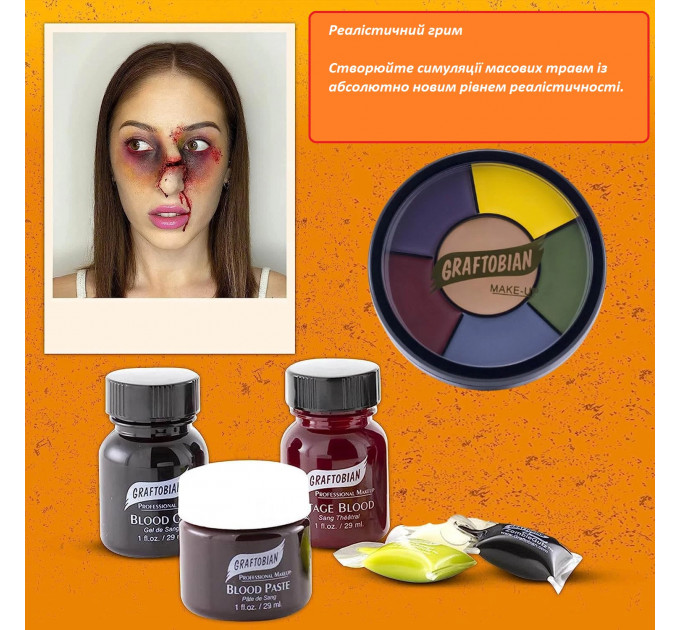 Набір професійного гриму Graftobian Special FX Trauma Pro