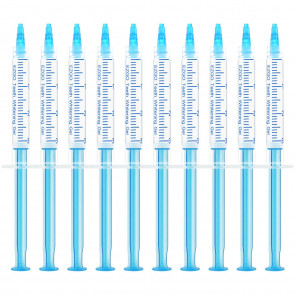 Гель для відбілювання зубів EZGO 22% набір 10 штук по 3мл м'ятний смак