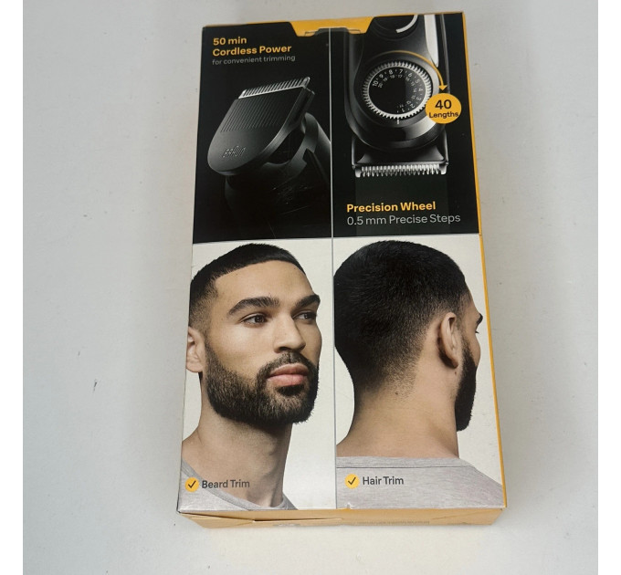 Тример Braun  3 All-in-One EasyClick з бритвеним верстатом картриджем і насадками