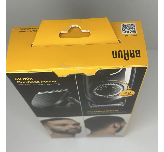 Тример Braun  3 All-in-One EasyClick з бритвеним верстатом картриджем і насадками