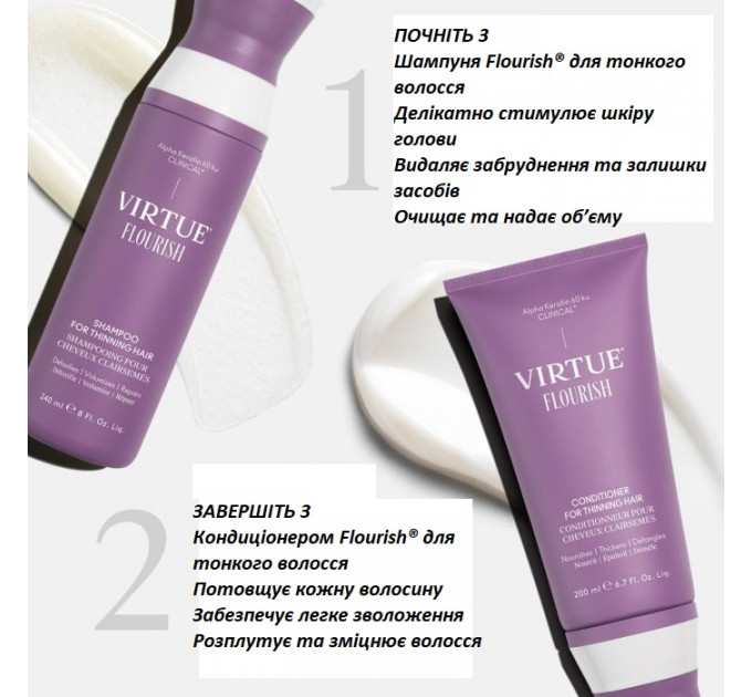 Кондиціонер VIRTUE Flourish для тонкого волосся 200 мл