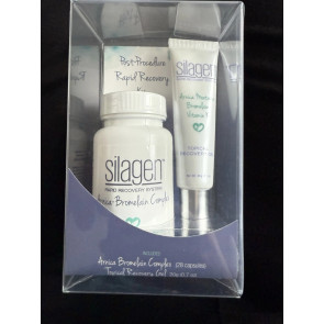 Професійний набір Silagen Post Procedure Rapid Recovery Kit для відновлення після косметичних процедур обличчя та шиї 28 капсул і гель 20 г