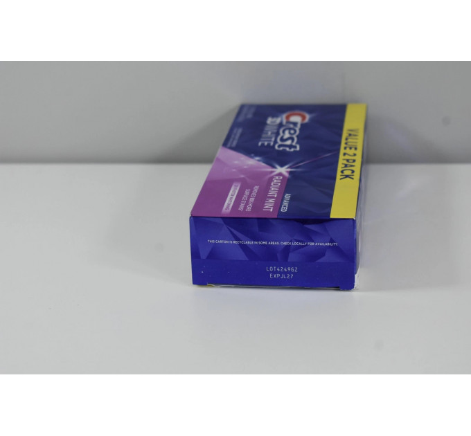 Відбілююча зубна паста Crest 3D White Advanced Radiant Mint 2 упаковки по 93 г