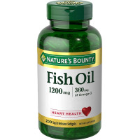 Рыбий жир в капсулах Nature's Bounty Fish Oil 1200 мг (360 мг Омега-3) 200 шт