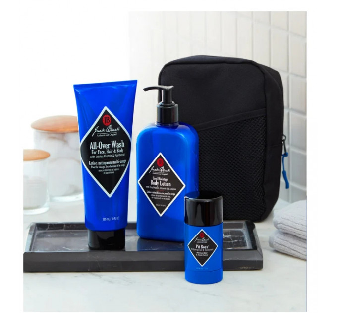 Подарунковий набір чоловічої косметики для догляду за тілом Jack Black Clean & Cool Body Basics