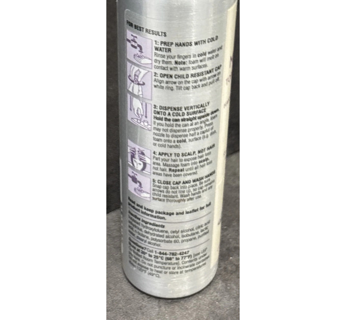 Піна для росту волосся VIRTUE Flourish Minoxidil Foam 5% 60 г для жінок