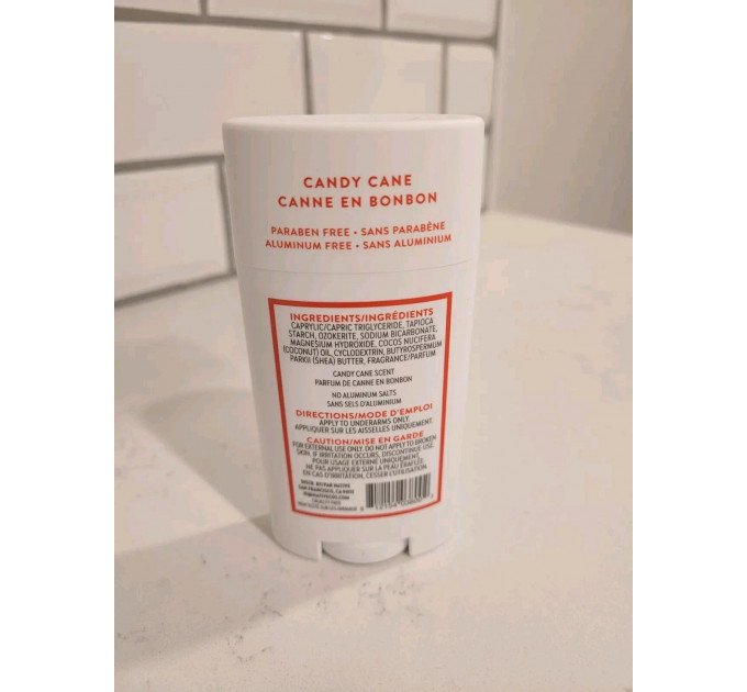 Натуральный дезодорант-стик Native Candy Cane с ароматом мяты, бергамота и шалфея 75 г унисекс