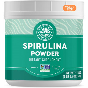 Спіруліна в порошку Vimergy 500 г концентрований рослинний білок