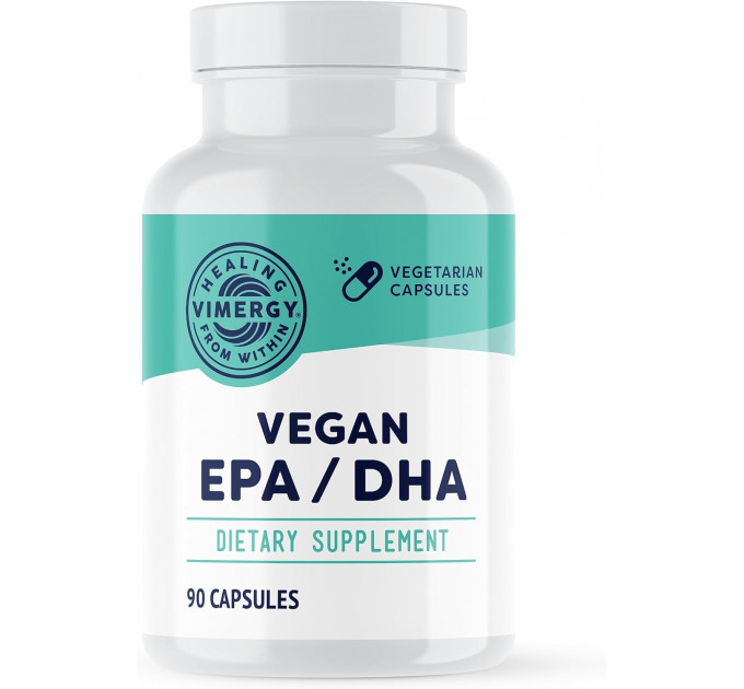 Капсули з омега-3 кислотами Vimergy EPA/DHA 90 шт для здоров'я мозку та очей