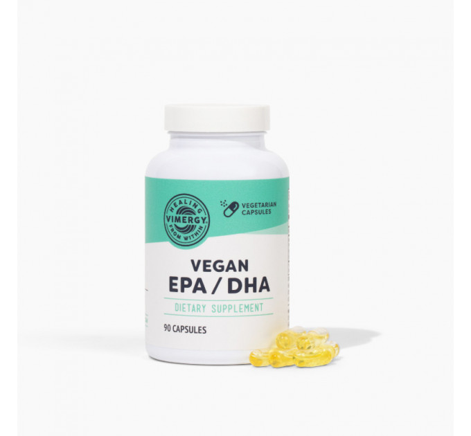 Капсули з омега-3 кислотами Vimergy EPA/DHA 90 шт для здоров'я мозку та очей