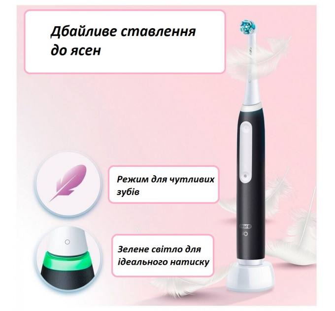 Электрическая зубная щетка Oral-B iO 3 Black + футляр
