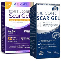 Набір засобів для лікування рубців MURASAKI BEAUTY 100% Silicone Gel 30 г і SPF 30 Cream 30 г