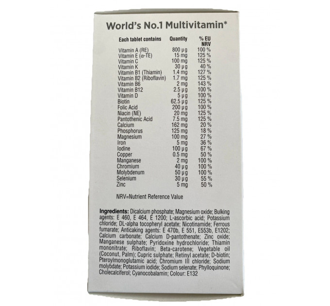 Мультивітамінний комплекс Centrum Advance з вітаміном D і кальцієм 180 таблеток