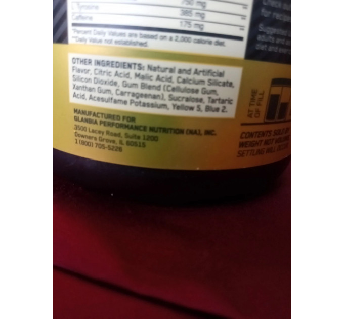 Передтренувальний комплекс Optimum Nutrition Gold Standard Pre Workout смак Зелене яблуко 30 порцій