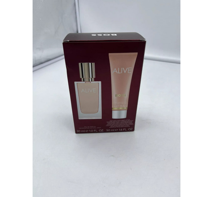 Подарунковий парфумерний набір для жінок HUGO BOSS Alive (туалету вода 30 мл і лосьйон для тіла 50 мл)