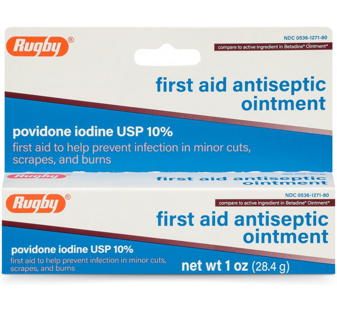 Мазь для обробки саден Rugby First Aid 10% йодповідон 28 г