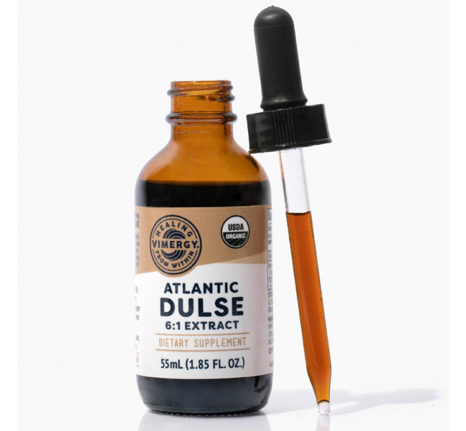 Органічний рідкий екстракт Vimergy атлантичної дульси морська водорість антиоксидант 55 мл