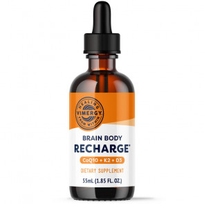 Комплекс для серця і мозку Vimergy Brain Body Recharge 55 мл з коензимом Q10 і вітамінами K2 D3