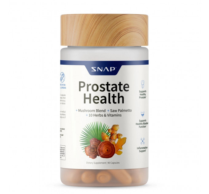 Вітамінний комплекс Snap Supplements для підтримки простати 90 капсул