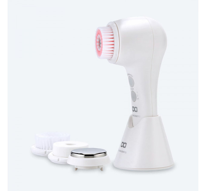 Ультразвукова щітка для обличчя Dr. Fuchs Ultrasonica з 3 насадками для глибокого очищення