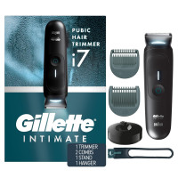 Подарунковий набір для чоловіків Gillette i7 Intimate з тримером і бритвою для стрижки інтимних зон