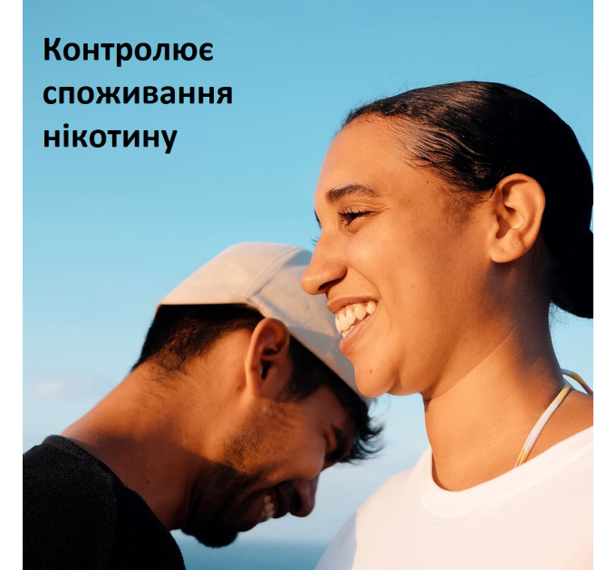 Жувальна гумка для відмови від куріння Nicorette 2 мг зі смаком білої м'яти 20 шт.