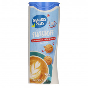 Таблетки цукрозамінник Genuss Plus 72 г (1200 шт)