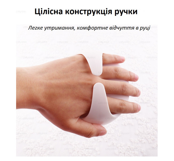 Ручна масажна антицелюлітна щітка для тіла 11 см