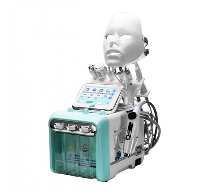 Косметологічний апарат для гідро-кисневого очищення шкіри 2-е покоління 8-в-1