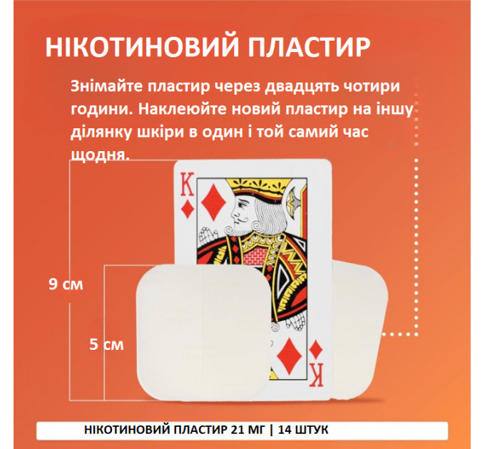 Набір для боротьби з нікотиновою залежністю (жувальна гумка 4 мг 110 шт і пластирі 21 мг 14 шт)