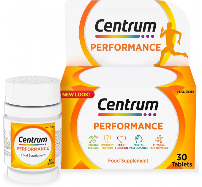 Мультивитаминный улучшенный комплекс Centrum Performance Multivitamin  (30 табл)