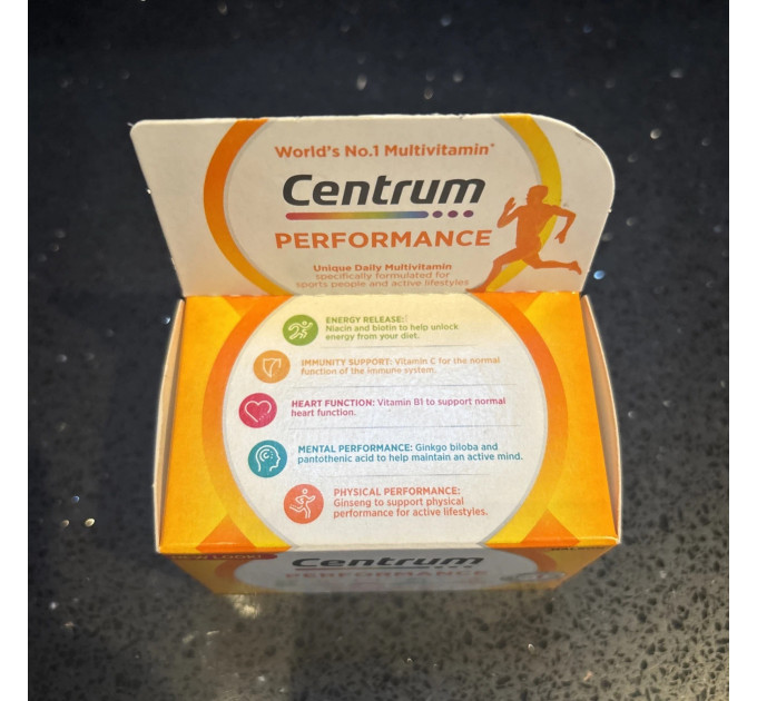Мультивитаминный улучшенный комплекс Centrum Performance Multivitamin  (30 табл)