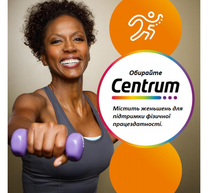 Мультивитаминный улучшенный комплекс Centrum Performance Multivitamin  (30 табл)