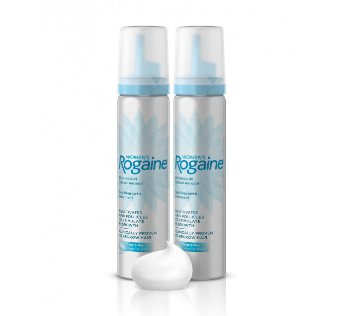 Лікувальний комплекс від випадіння волосся Priorin Kapseln 270 капсул і Regaine Schaum 2 флакони по 60 г