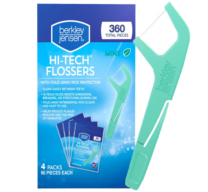 Зубочистки-флосери Berkley Jensen Floss Up для стоматологічної гігієни м'ятні
