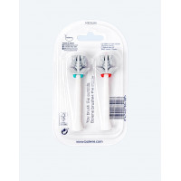 Комплект змінних насадок для електричної зубної щітки Dr. Kristina Worseg Power Balene Duo 2 шт.