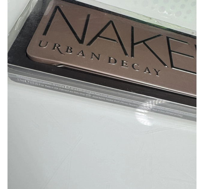 Подарунковий набір декоративної косметики (палетка тіней Urban Decay Naked2 на 12 відтінків і міні-блиск для губ Urban Decay Lip Junkie Lipgloss відтінок Naked)