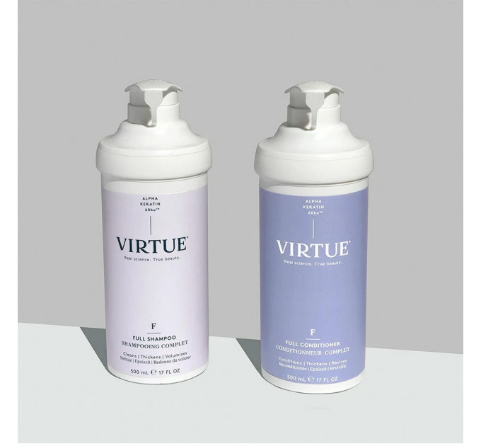 Професійний шампунь з альфа-кератином для об'єму волосся Virtue Labs Full Shampoo 500 мл