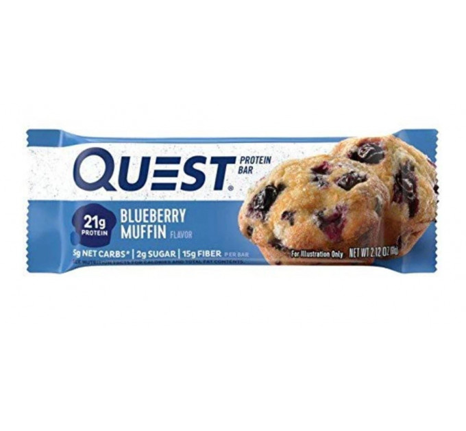 Набір батончиків з протеїном Quest Nutrition 4 смаки по 60 грамів 12 шт.