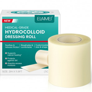 Гидроколлоидный пластырь от шрамов и ран в рулоне ELAIMEI 360 х 5 см Гидроколлоидный пластырь от шрамов и ран в рулоне ELAIMEI 360 х 5 см